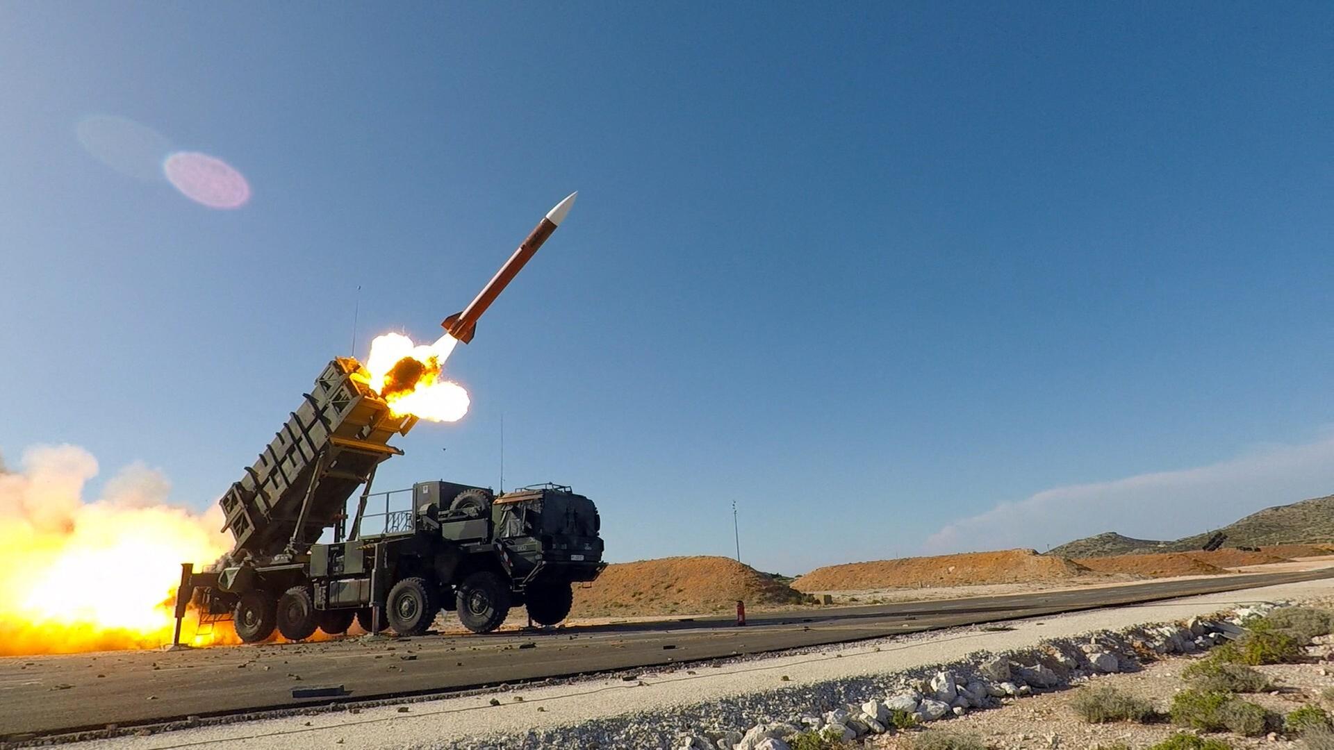 Undatiertes Foto einer Patriot-Raketenbatterie an einem unbekannten Ort.