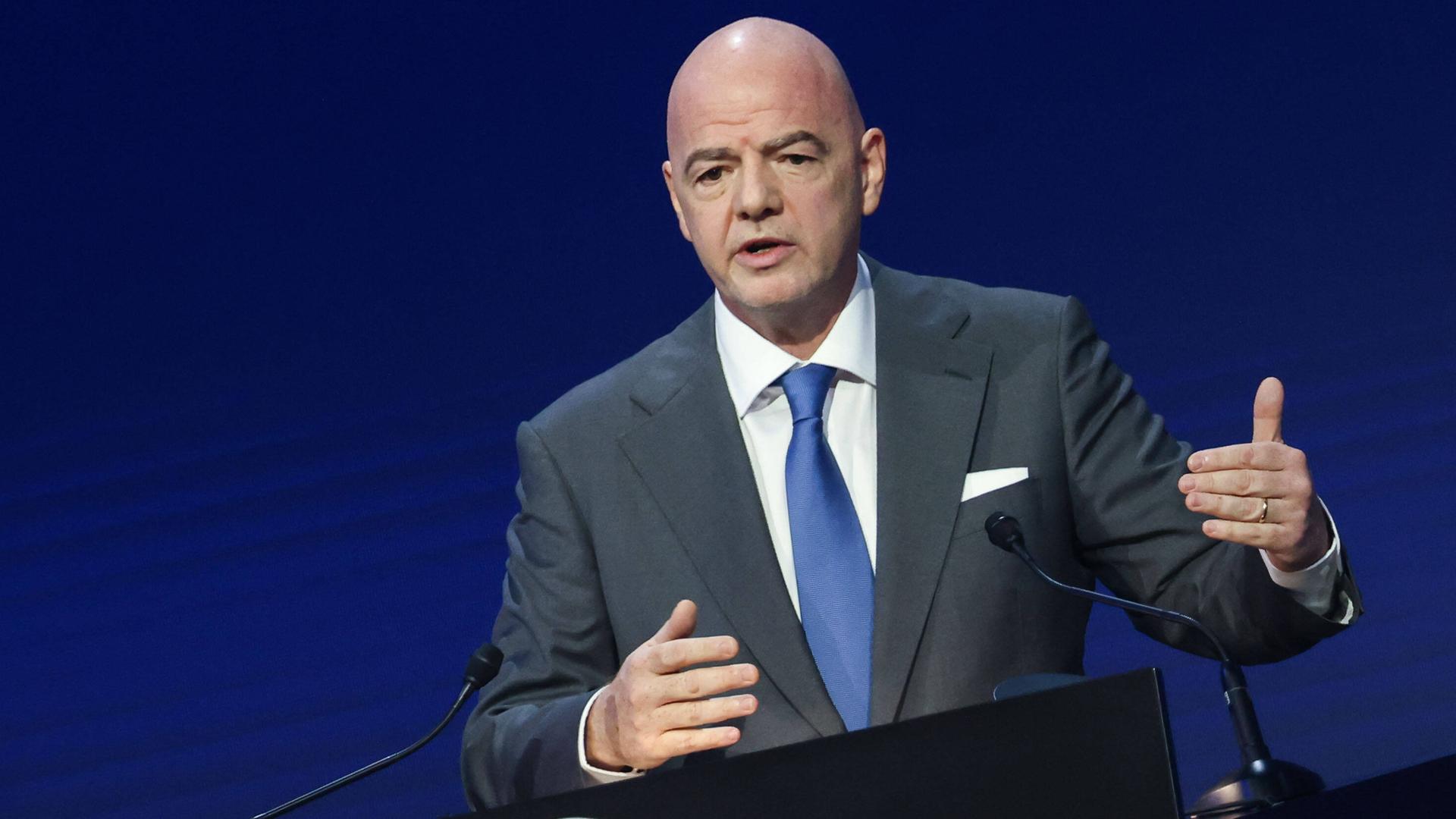 FIFA-Präsident Gianni Infantino. FIFA-Präsident Gianni Infantino.
