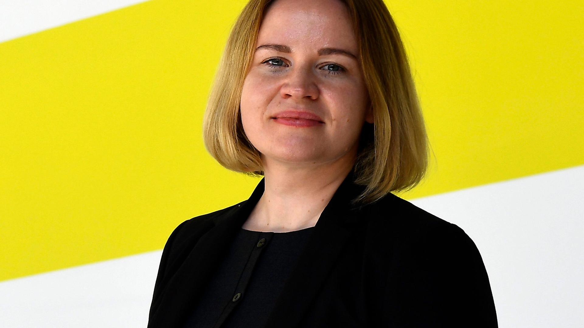 Das Foto zeigt Oksana Pokalchuk. Das Foto zeigt Oksana Pokalchuk.