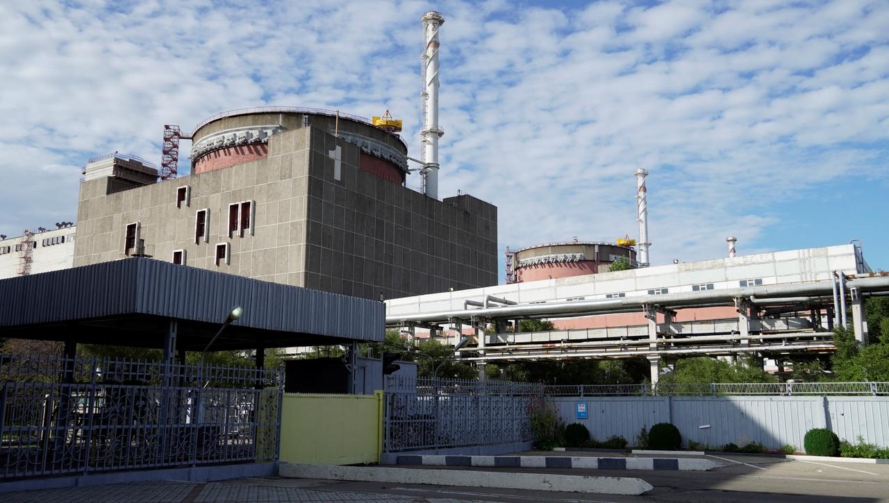 Das Atomkraftwerk Saporischschja im Südosten der Ukraine, aufgenommen am 11. September 2022, ist das größte Kernkraftwerk in Europa und gehört zu den zehn größten der Welt