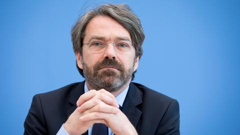 Der Chefkorrespondent des Deutschlandradios Stephan Detjen in der Bundespressekonferenz Der Chefkorrespondent des Deutschlandradios Stephan Detjen in der Bundespressekonferenz