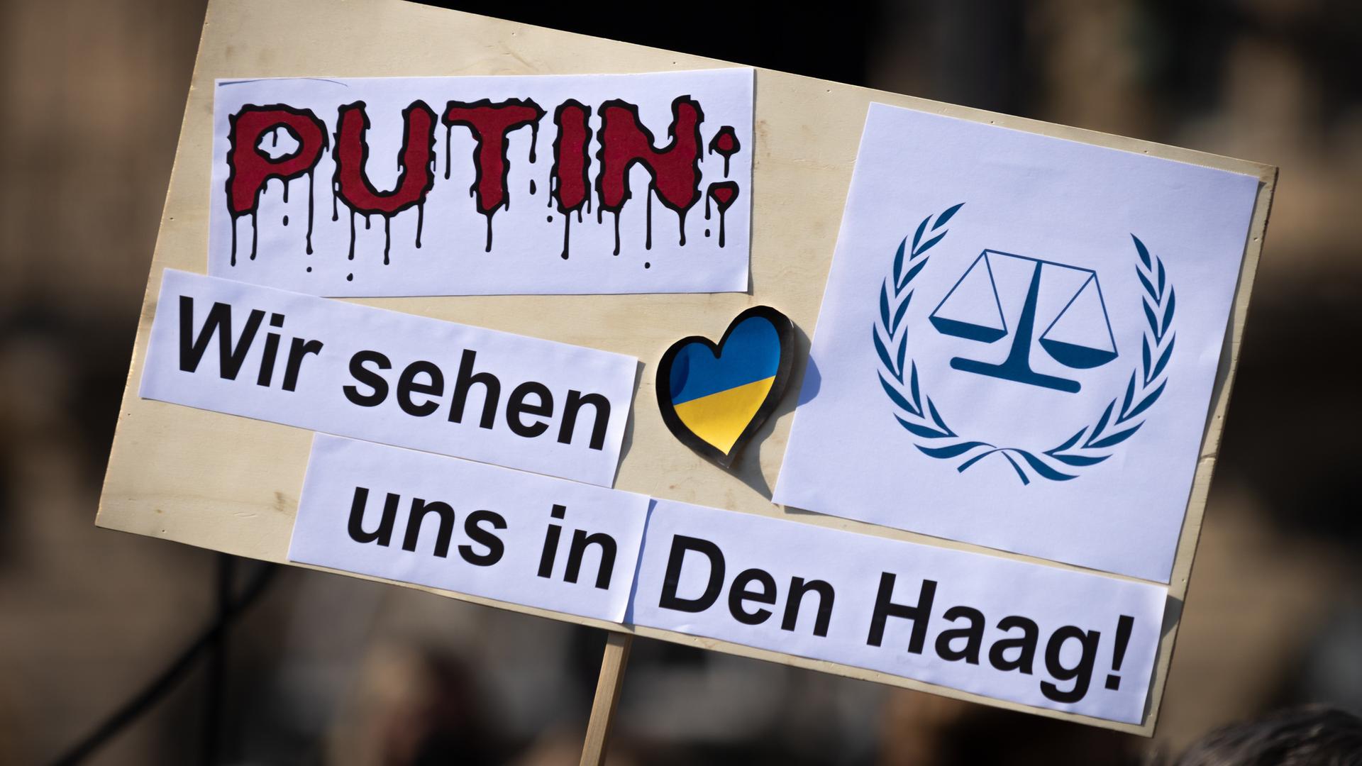Demo in Frankfurt am Main gegen den Krieg in der Ukraine