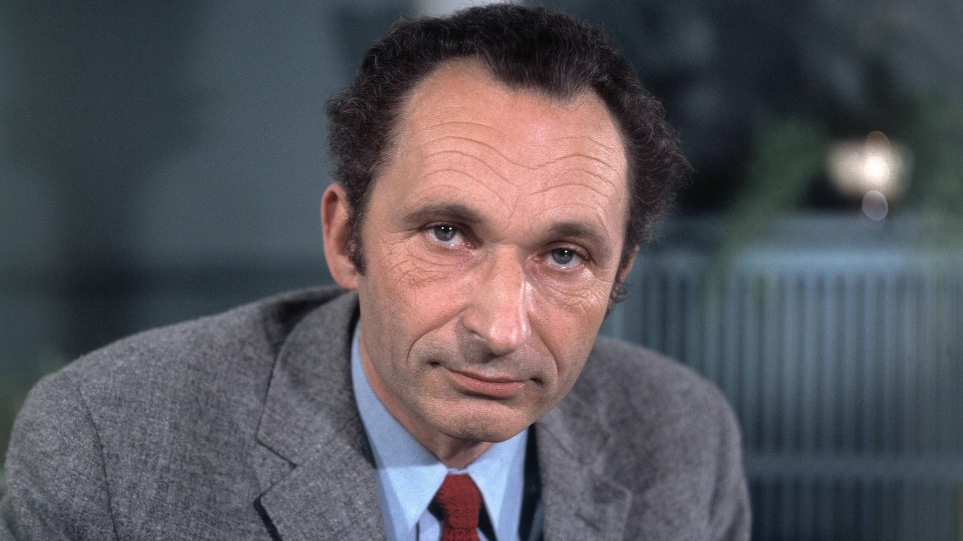 Walter Höllerer 1971 als Gesprächleiter der Sendung "Literarisches Colloquium"
