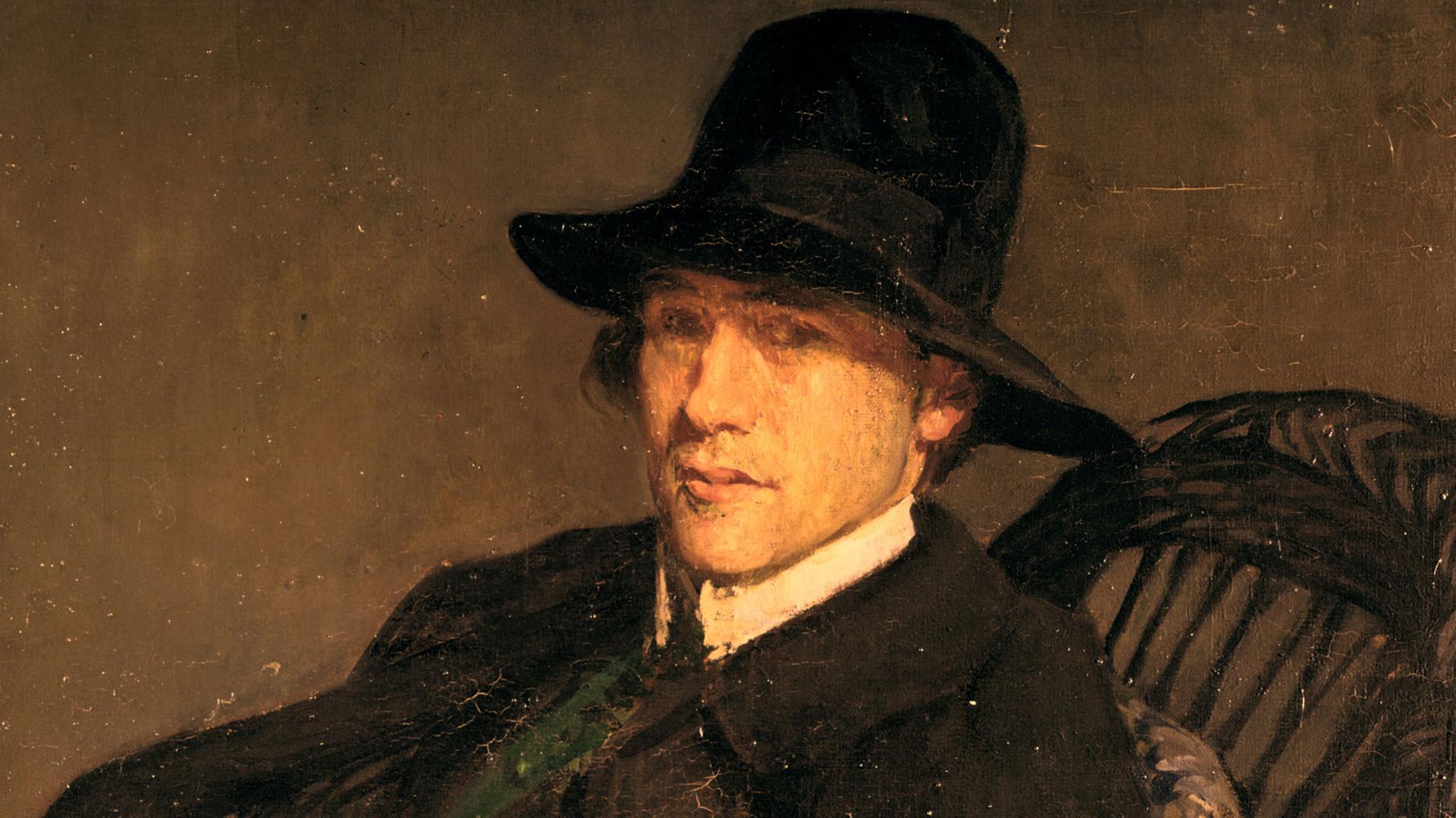 André Gide (1869-1951), Porträt aus dem Jahr 1912 von Jacques Emile Blanche.