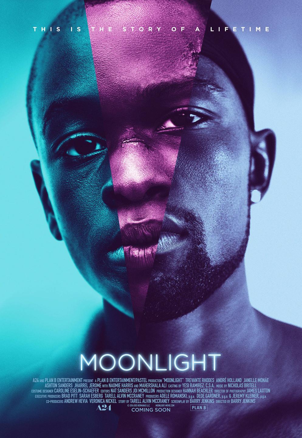 Das Filmposter für Moonlight Das Filmposter für Moonlight