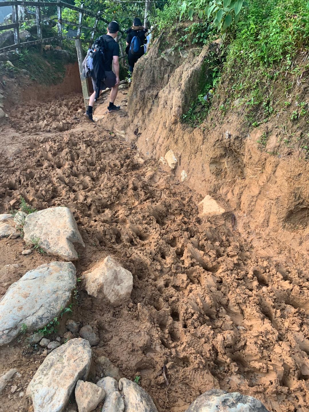 Trekking-Weg. Trekking-Weg.