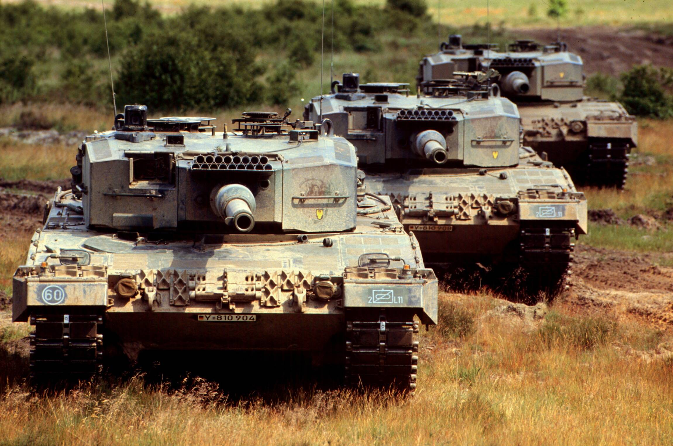 Krieg in der Ukraine - Bundesregierung genehmigt Lieferung von Leopard-1-Kampfpanzern