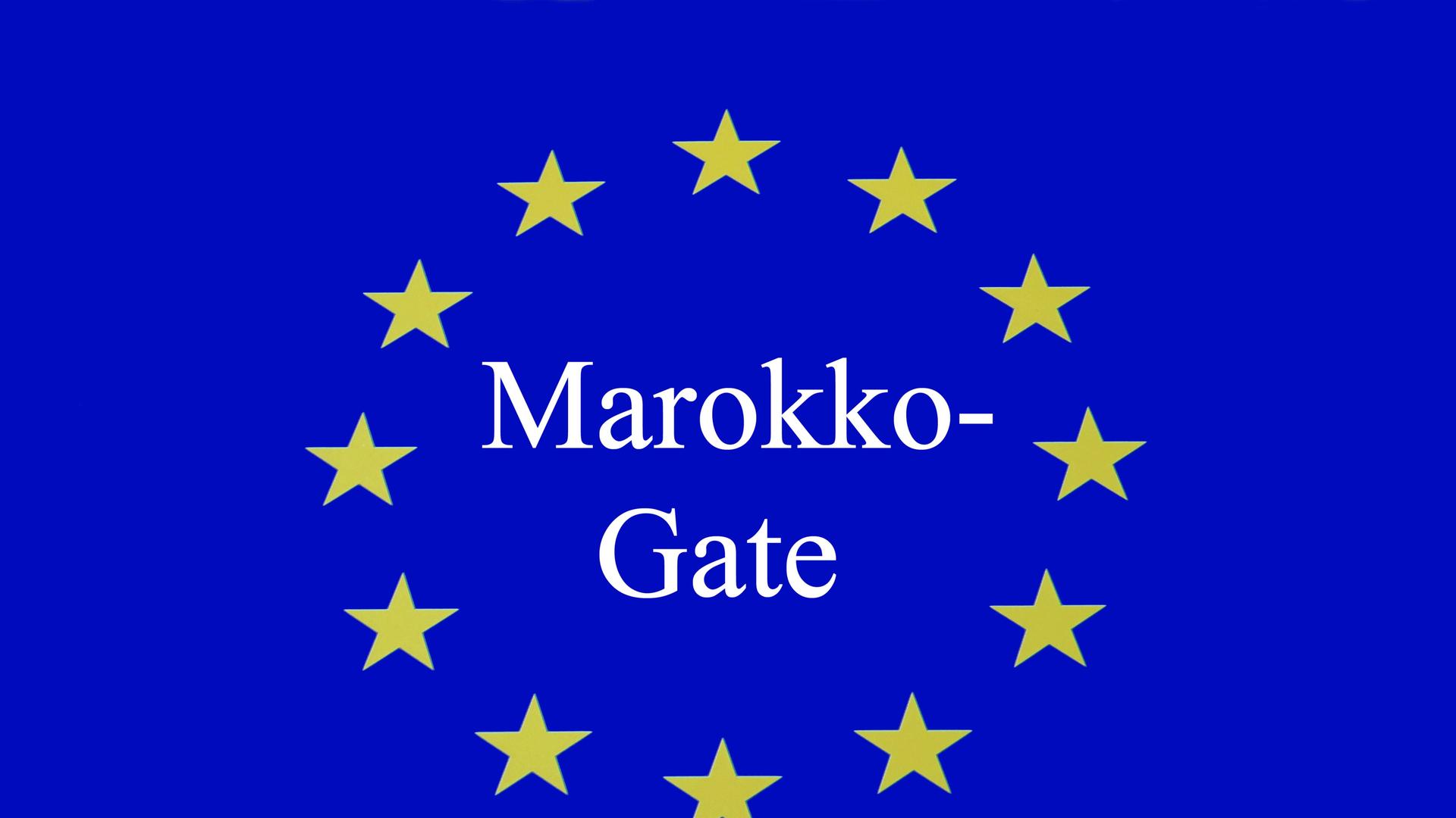 EU-Symbol und Marokko-Gate EU-Symbol und Marokko-Gate, 29.12.2022, Borkwalde, Brandenburg, In einem EU-Symbol steht der Schriftzug Marokko-Gate. *** EU symbol and Morocco Gate EU symbol and Morocco Gate, 29 12 2022, Borkwalde, Brandenburg, In a EU symbol is the writing Morocco Gate EU-Symbol und Marokko-Gate EU-Symbol und Marokko-Gate, 29.12.2022, Borkwalde, Brandenburg, In einem EU-Symbol steht der Schriftzug Marokko-Gate. *** EU symbol and Morocco Gate EU symbol and Morocco Gate, 29 12 2022, Borkwalde, Brandenburg, In a EU symbol is the writing Morocco Gate