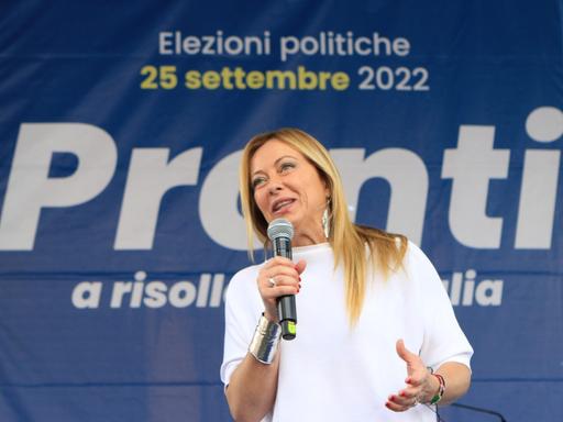 Giorgia Meloni könnte die nächste Regierung in Italien anführen