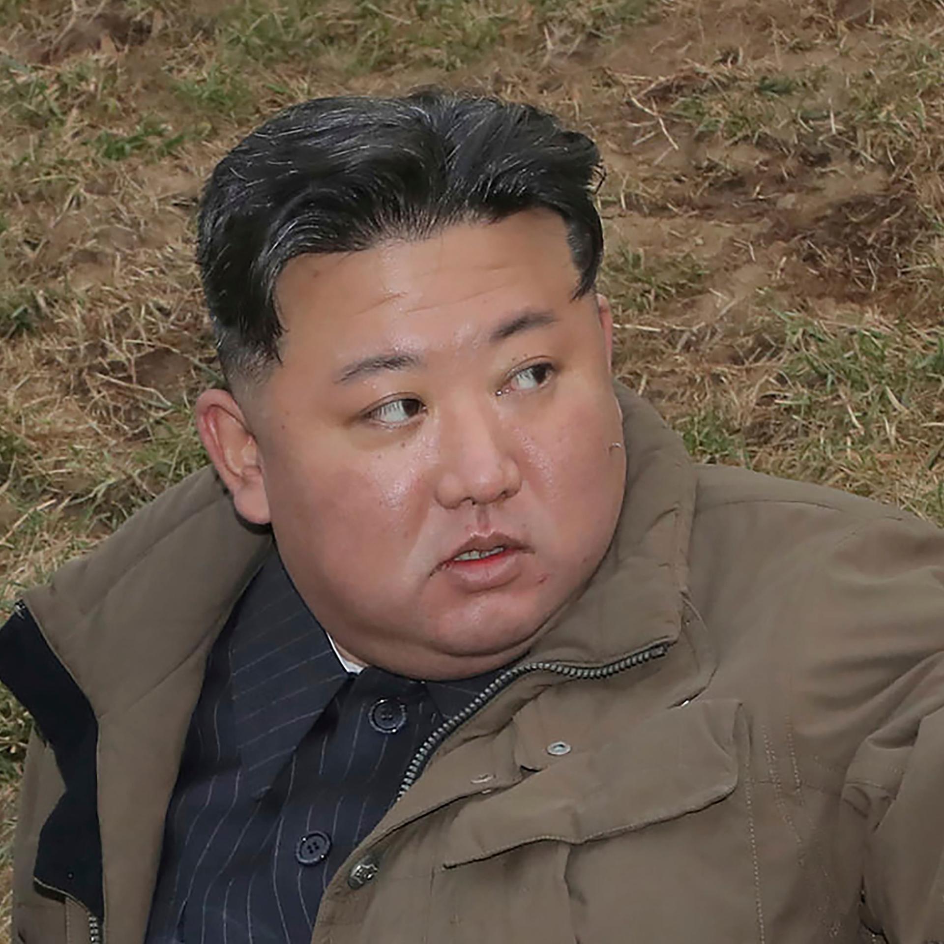 Dargestellt ist Nordkoreas Machthaber Kim Jong-un.