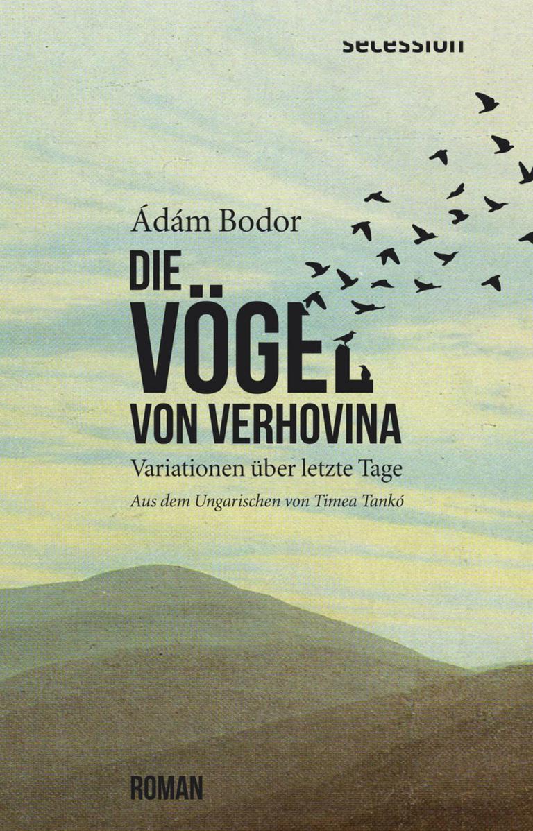 Das Cover zeigt des gemalte Bild einer kargen Hügellandschaft, über die ein Schwarm schwarzer Vögel hinwegfliegt. Das Cover zeigt des gemalte Bild einer kargen Hügellandschaft, über die ein Schwarm schwarzer Vögel hinwegfliegt.