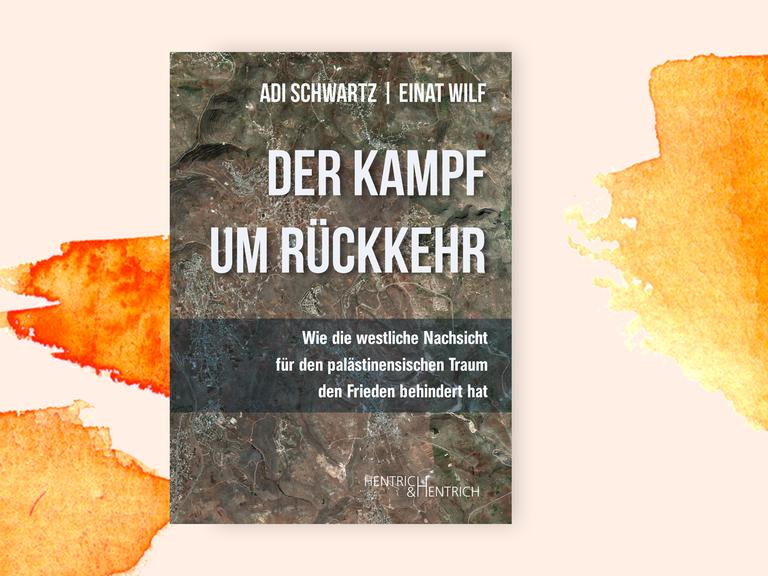 Cover des Buches "Der Kampf um Rückkehr". Zu sehen ist der Titel in weißer Schrift, darunter lässt sich ein Luftbild erahnen. 