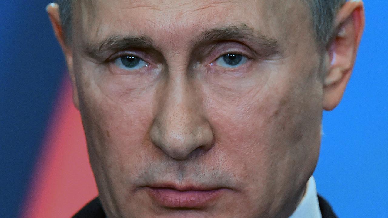 Wladimir Putin im Porträt. Wladimir Putin im Porträt.