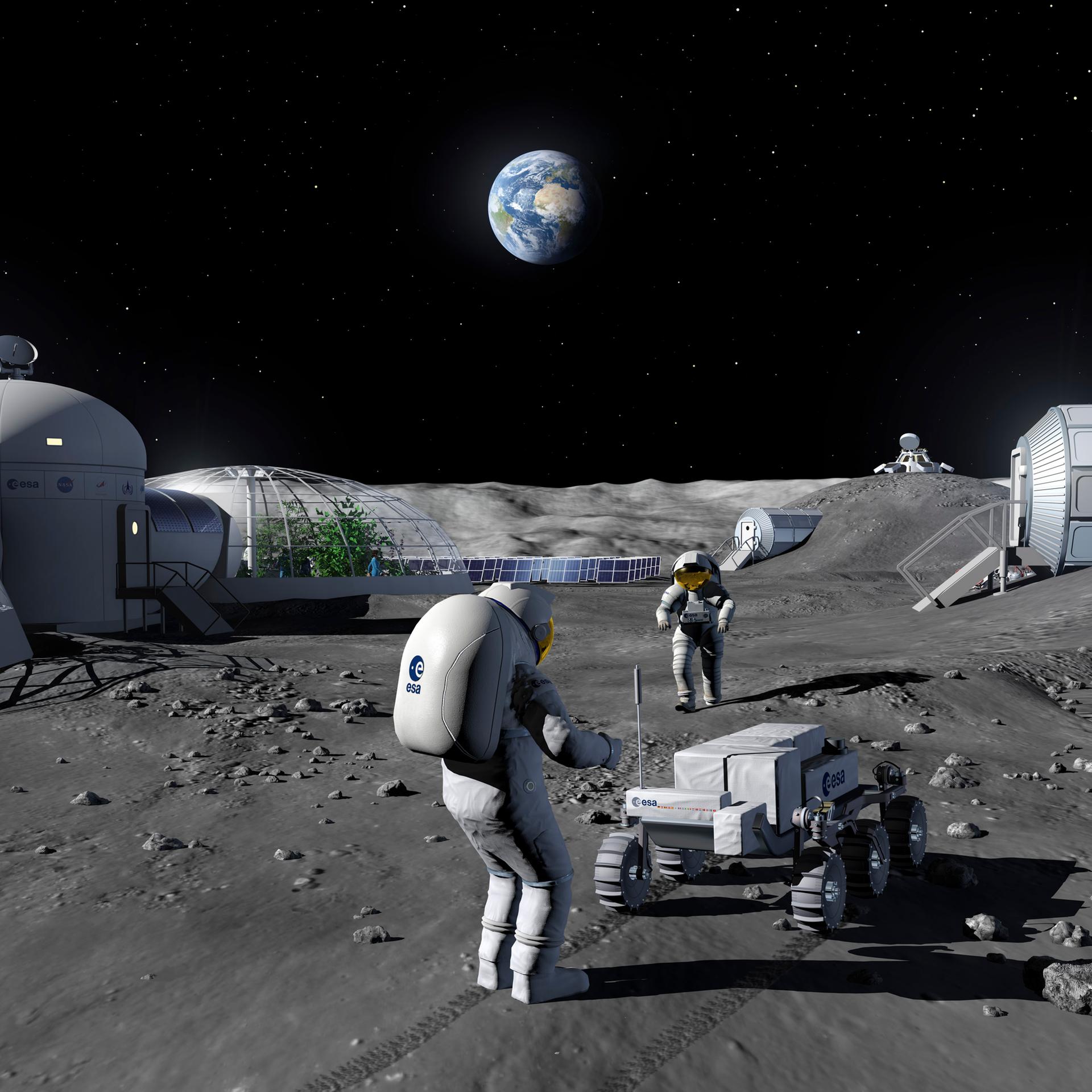ESA-Projekt Moonlight - Vollmond bald mit Satellitennetz