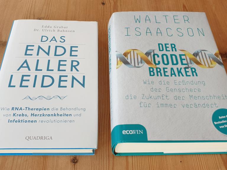 Die Cover der neuen Sachbücher von Edda Grabar & Ulrich Bahnsen und Walter Isaacson. 