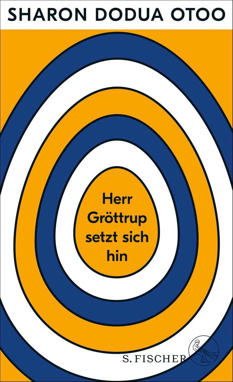Buchcover: "Herr Gröttrup setzt sich hin" von Sharon Dodua Otoo Buchcover: "Herr Gröttrup setzt sich hin" von Sharon Dodua Otoo