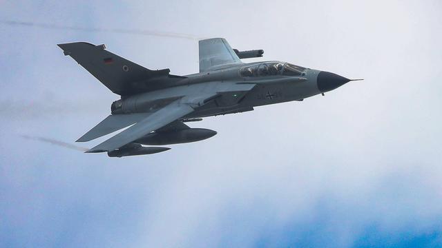 Ein Tornado-Jet der Bundeswehr in der Luft