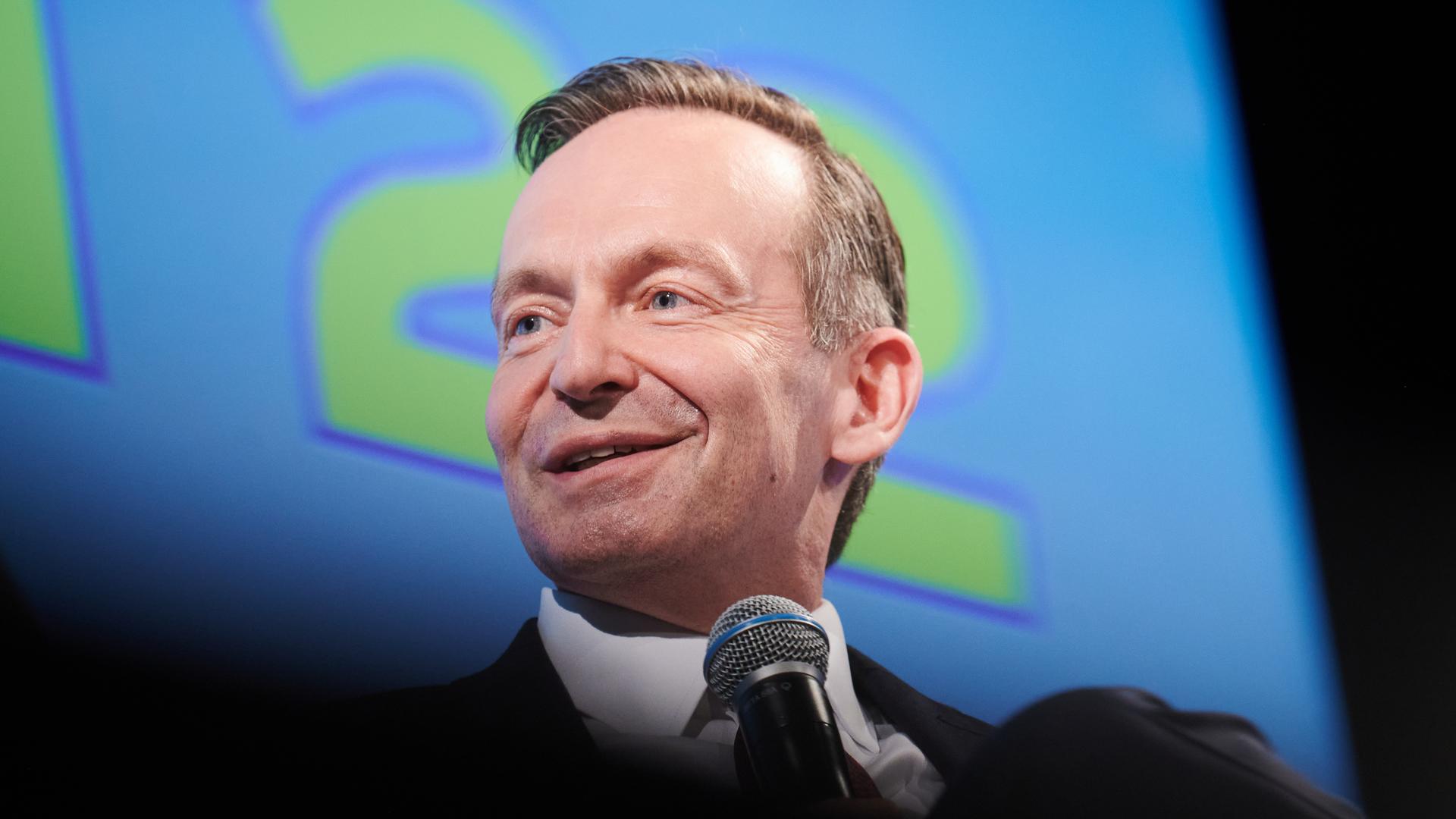 Der Bundesminister für Digitales und Verkehr Volker Wissing (FDP) auf der Digitalmesse re:publica 2022. Der Bundesminister für Digitales und Verkehr Volker Wissing (FDP) auf der Digitalmesse re:publica 2022.
