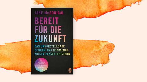 Das Cover des Buches "Bereit für die Zukunft", im Englischen: "Imaginable", also "vorstellbar". Auf dunklem Untergrund stehen farbig changierende Buchstaben. 
