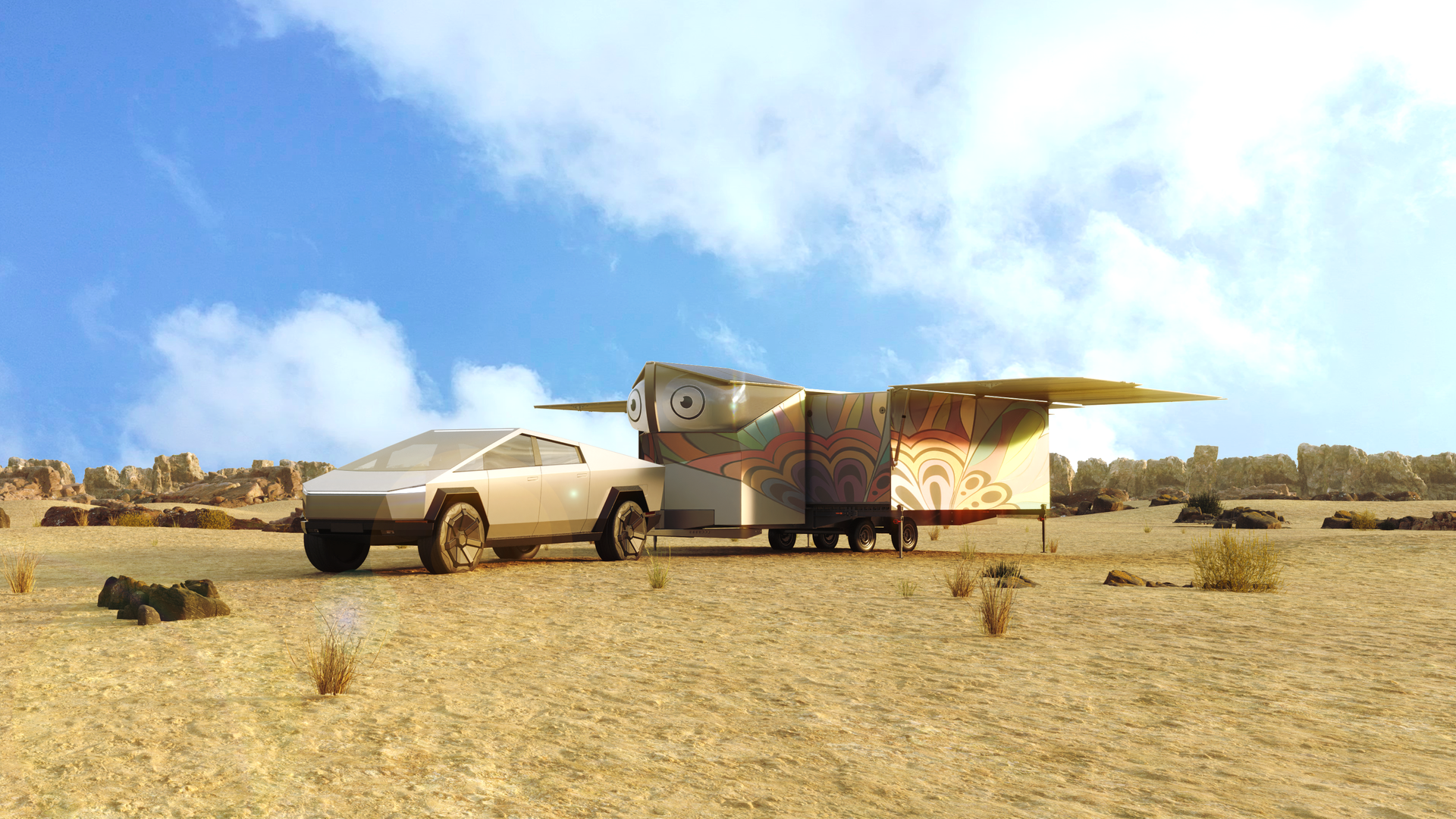 Das futuristisch aussehende mobile Solar-Tiny-House SolarButterfly Das futuristisch aussehende mobile Solar-Tiny-House SolarButterfly