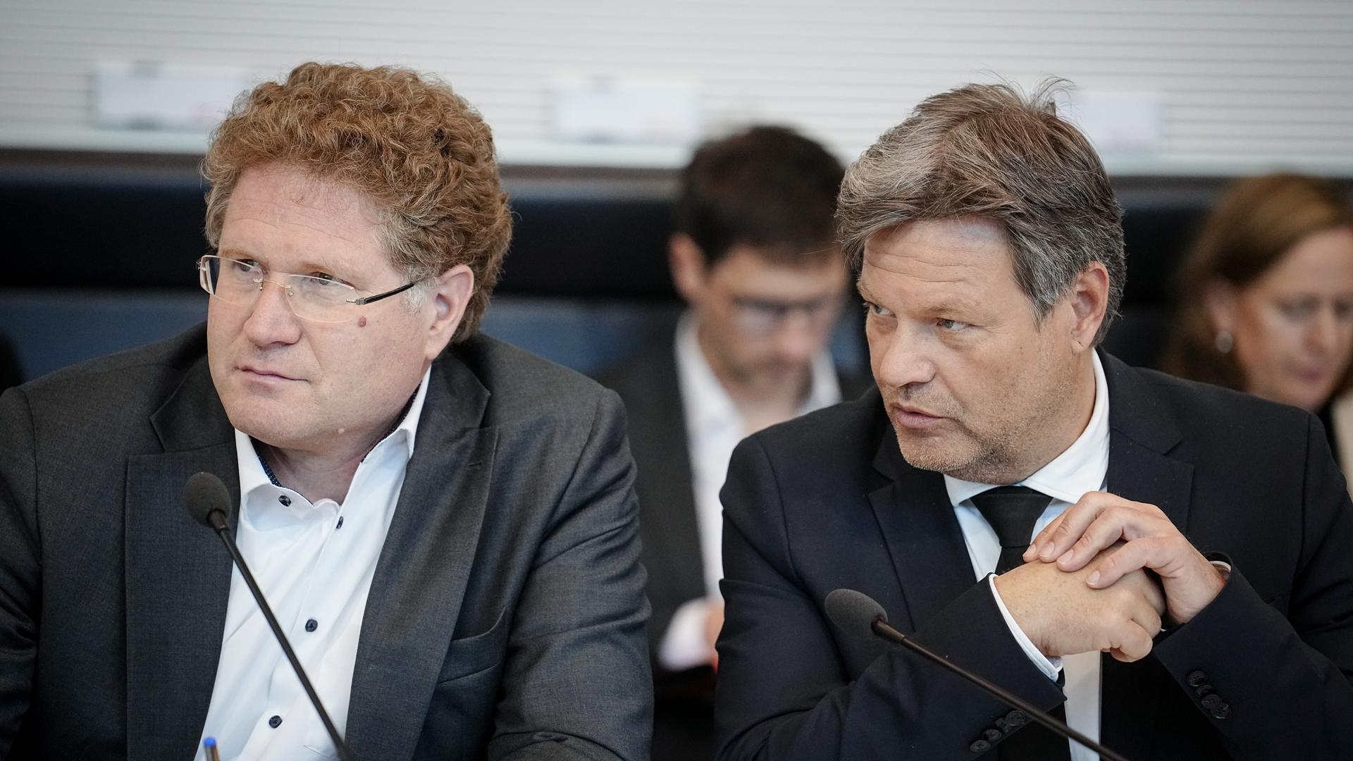 Robert Habeck und Patrick Graichen. Robert Habeck und Patrick Graichen.