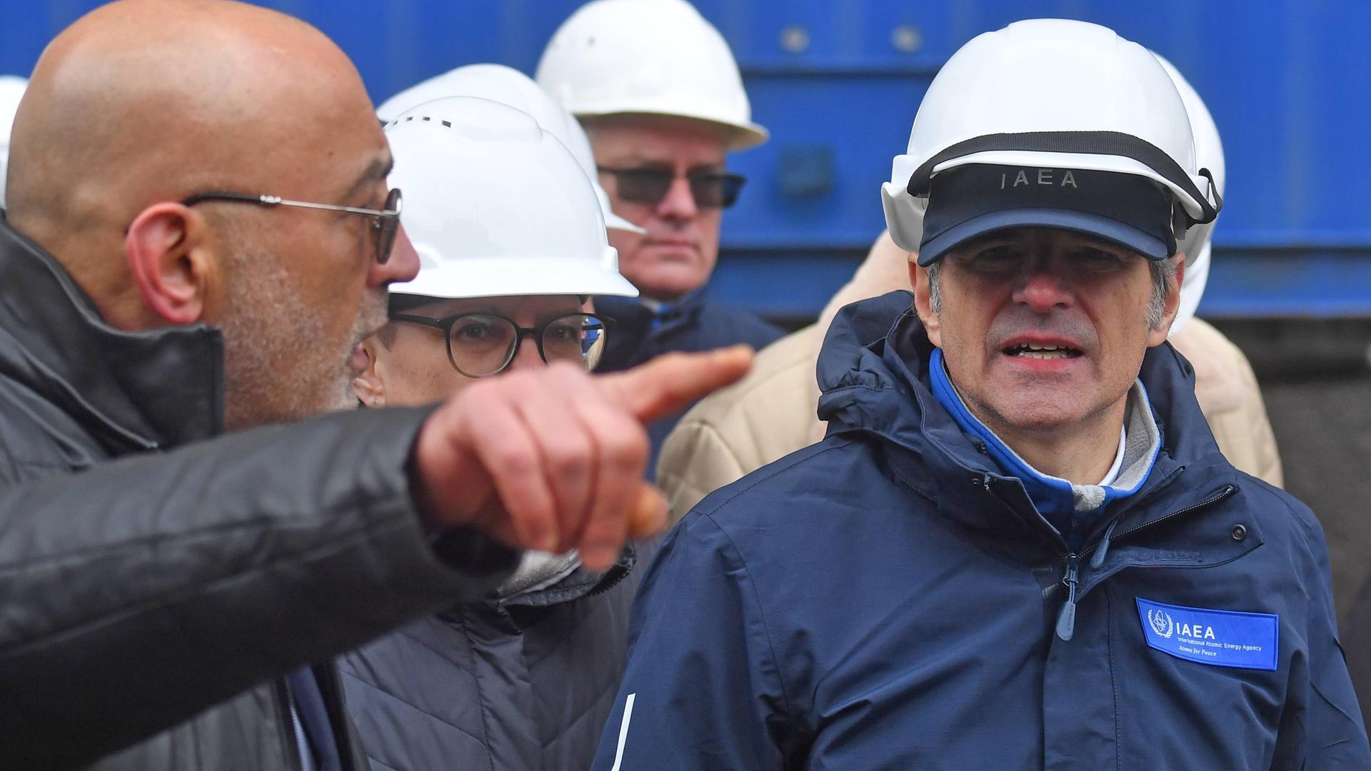 Ukraine - IAEA-Direktor Grossi inspeziert Atomkraftwerk Saporischschja
