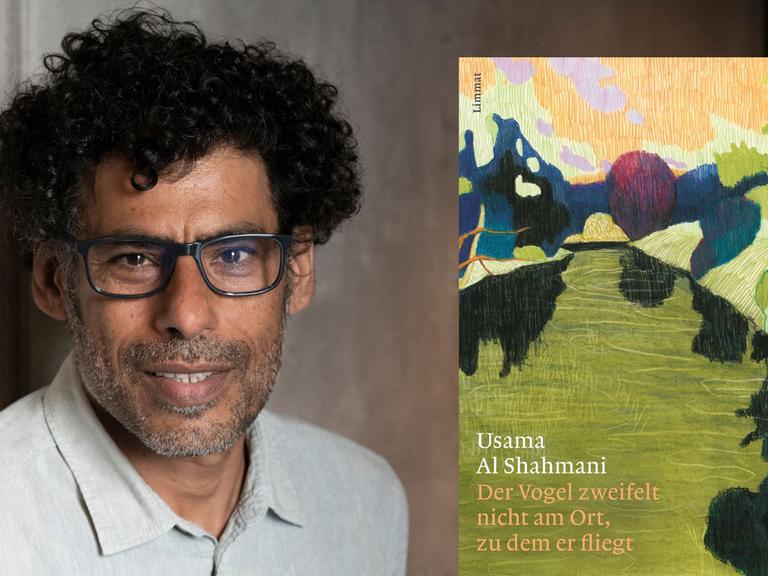 Usama Al Shahmani: "Der Vogel zweifelt nicht am Ort, zu dem er fliegt"
Zu sehen sind der Autor und das Buchcover