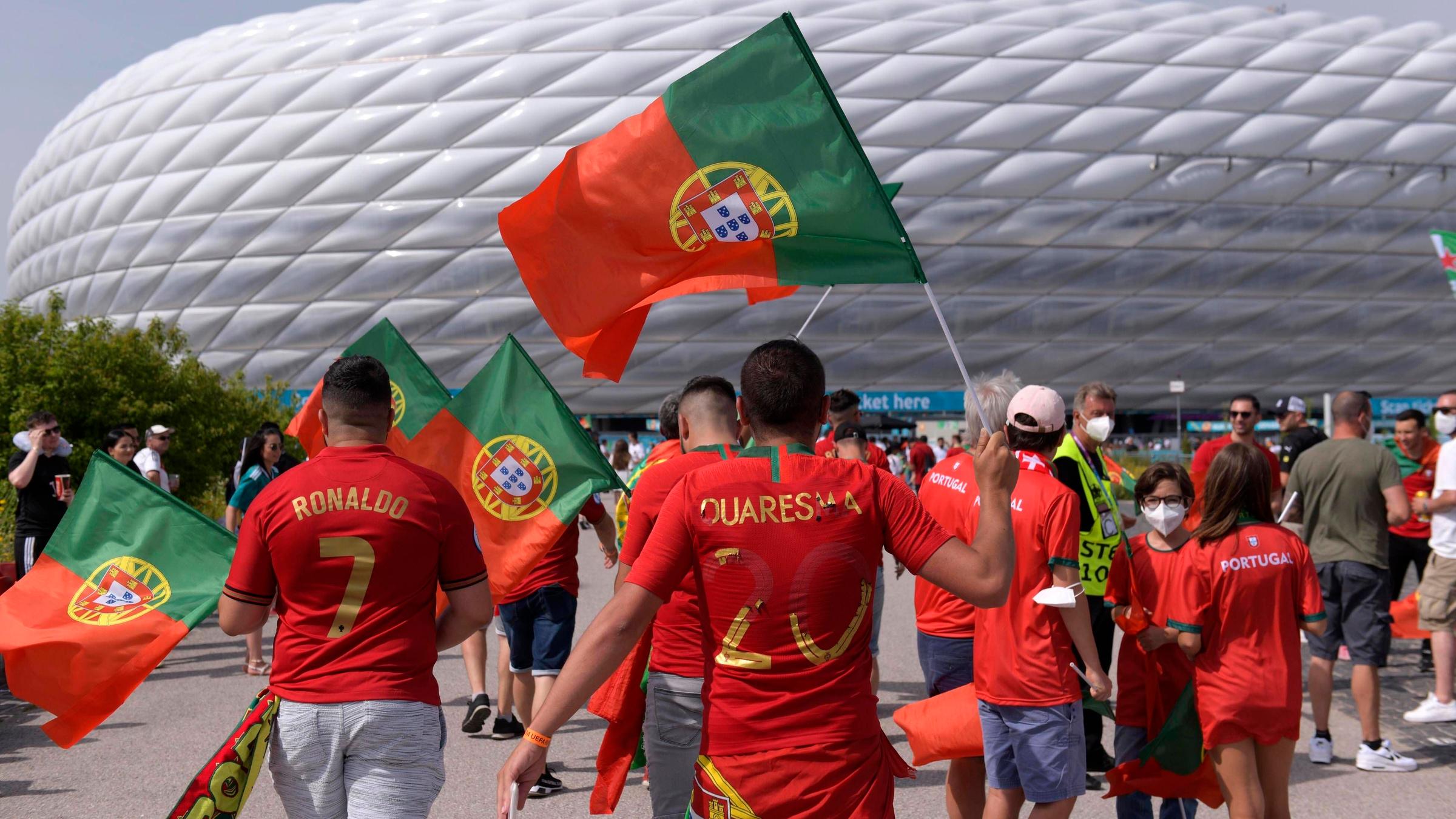 19.06.2021, Fussball, Europameisterschaft 2020, Gruppenspiel Gruppe F, Portugal - Deutschland, in der Fußball Arena Münc 19.06.2021, Fussball, Europameisterschaft 2020, Gruppenspiel Gruppe F, Portugal - Deutschland, in der Fußball Arena Münc