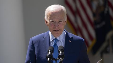 US-Präsident Joe Biden im Porträt.
