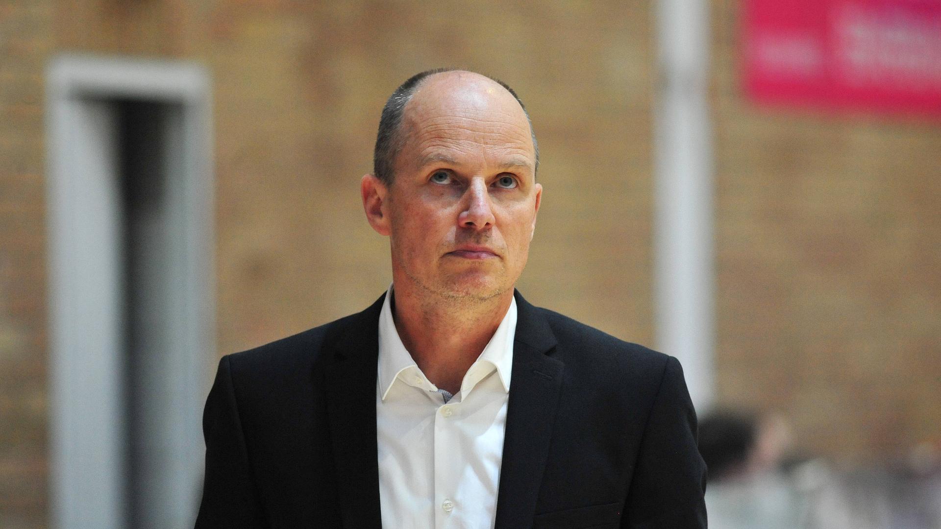 Harald Janson, der Basketball-Trainer des USC Eisvögel Freiburg Harald Janson, der Basketball-Trainer des USC Eisvögel Freiburg
