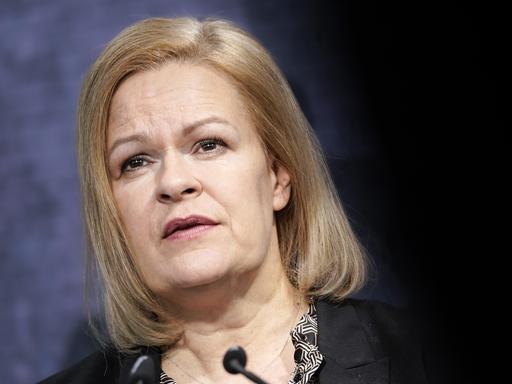 Bundesinnenministerin Nancy Faser (SPD)