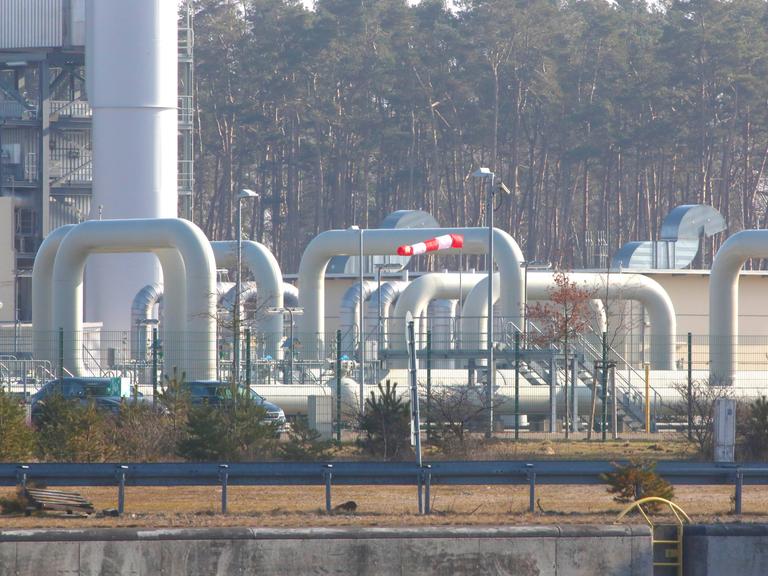 Rohre einer Gaspipeline