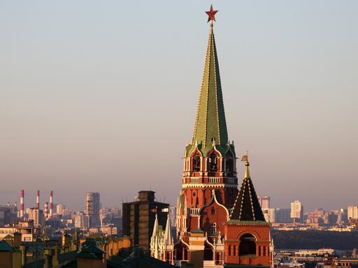 Blick auf den russischen Regierungspalast, den Kreml, am 31. August 2022