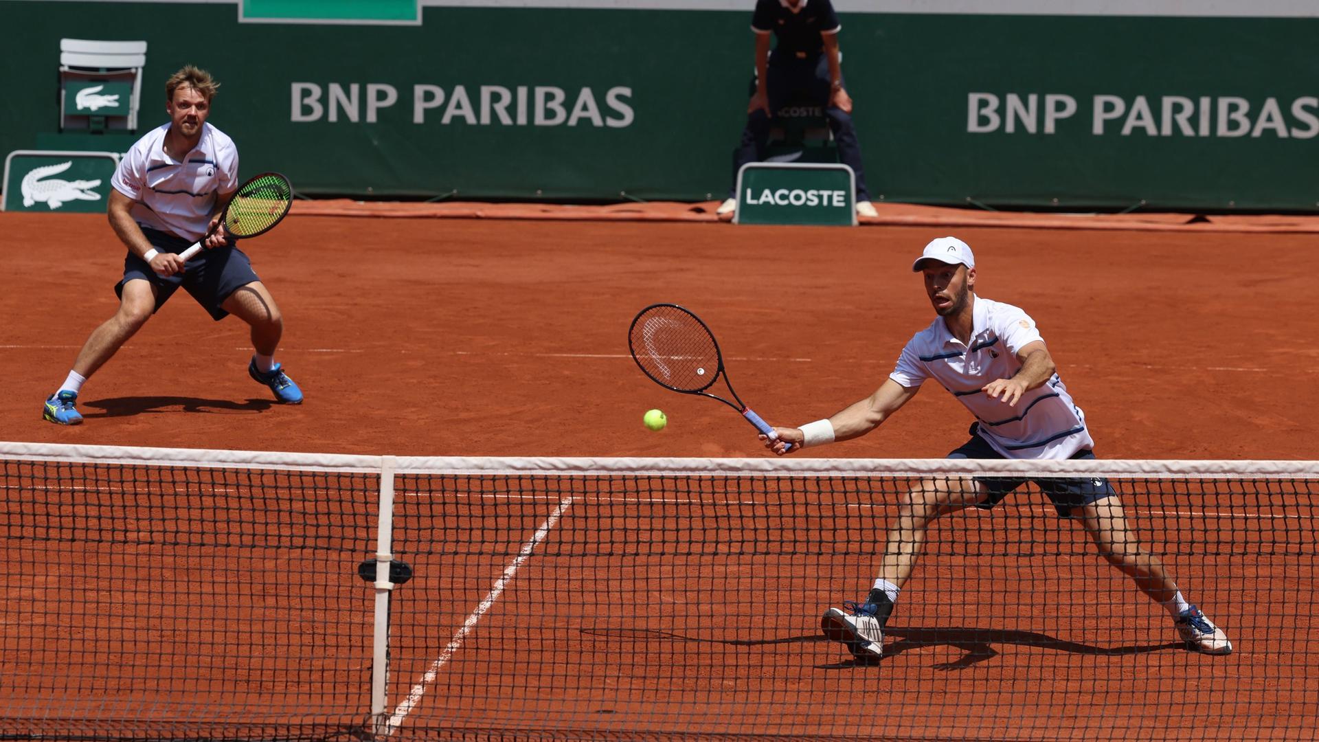 Tennis - Deutsches Doppel Krawietz Und Pütz Bei French Open Raus