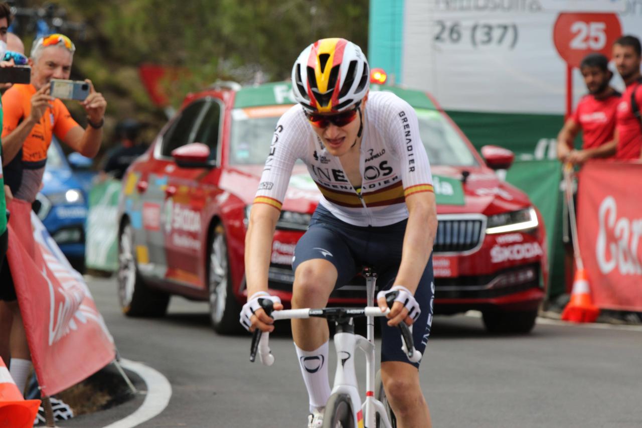 Carlos Rodríguez (21) finalizó quinto en la Vuelta. Carlos Rodríguez (21) finalizó quinto en la Vuelta.