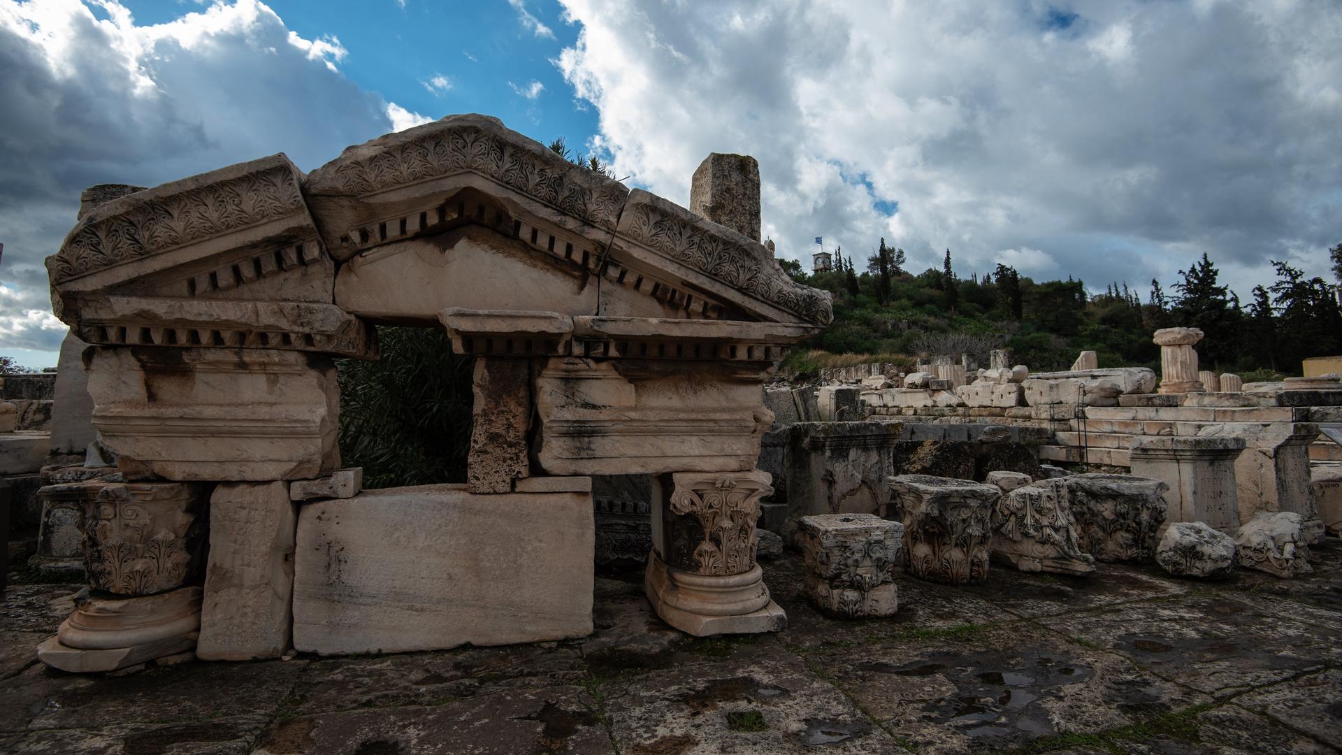 Archäologische Stätte in Elefsina Archäologische Stätte in Elefsina