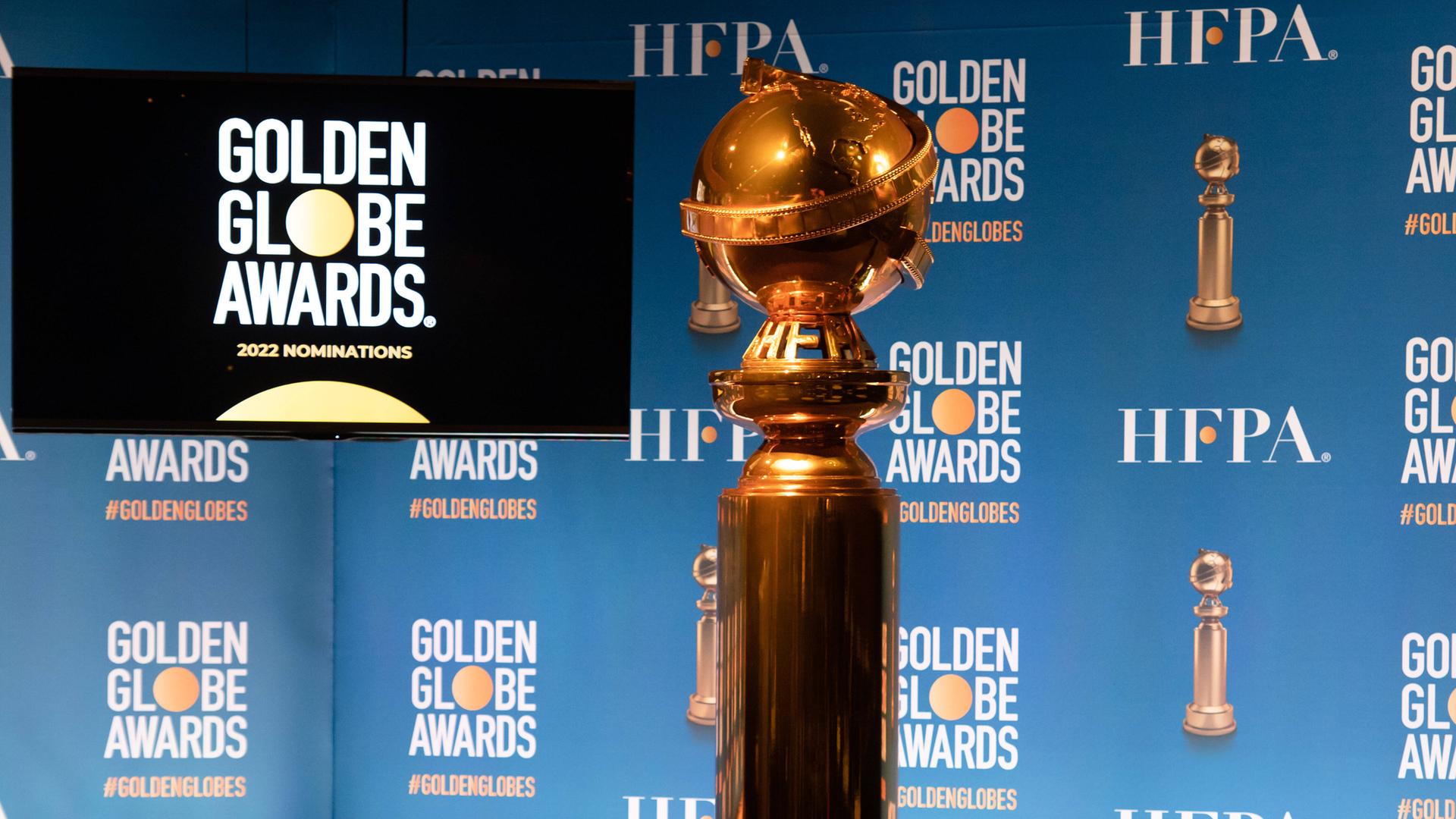 Die Bühne für die Golden Globe Verleihung. Die Bühne für die Golden Globe Verleihung.