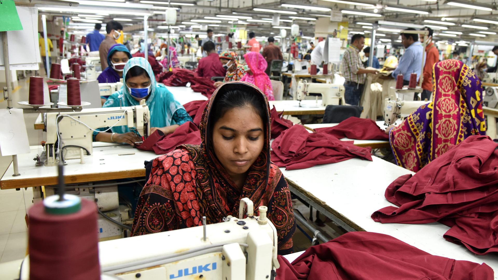 Textilfabrik in Dhaka, Bangladesh Textilfabrik in Dhaka, Bangladesh