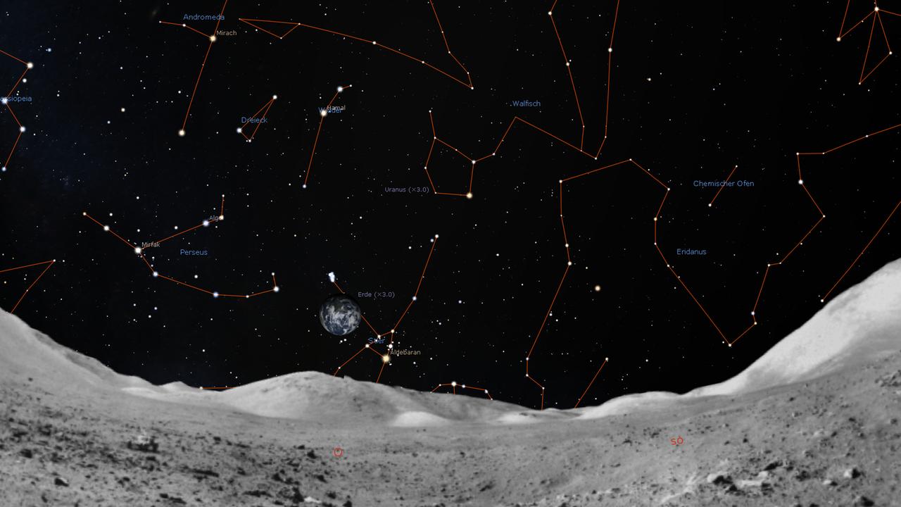 Programa Astro Stellarium – Un cielo estrellado en una computadora