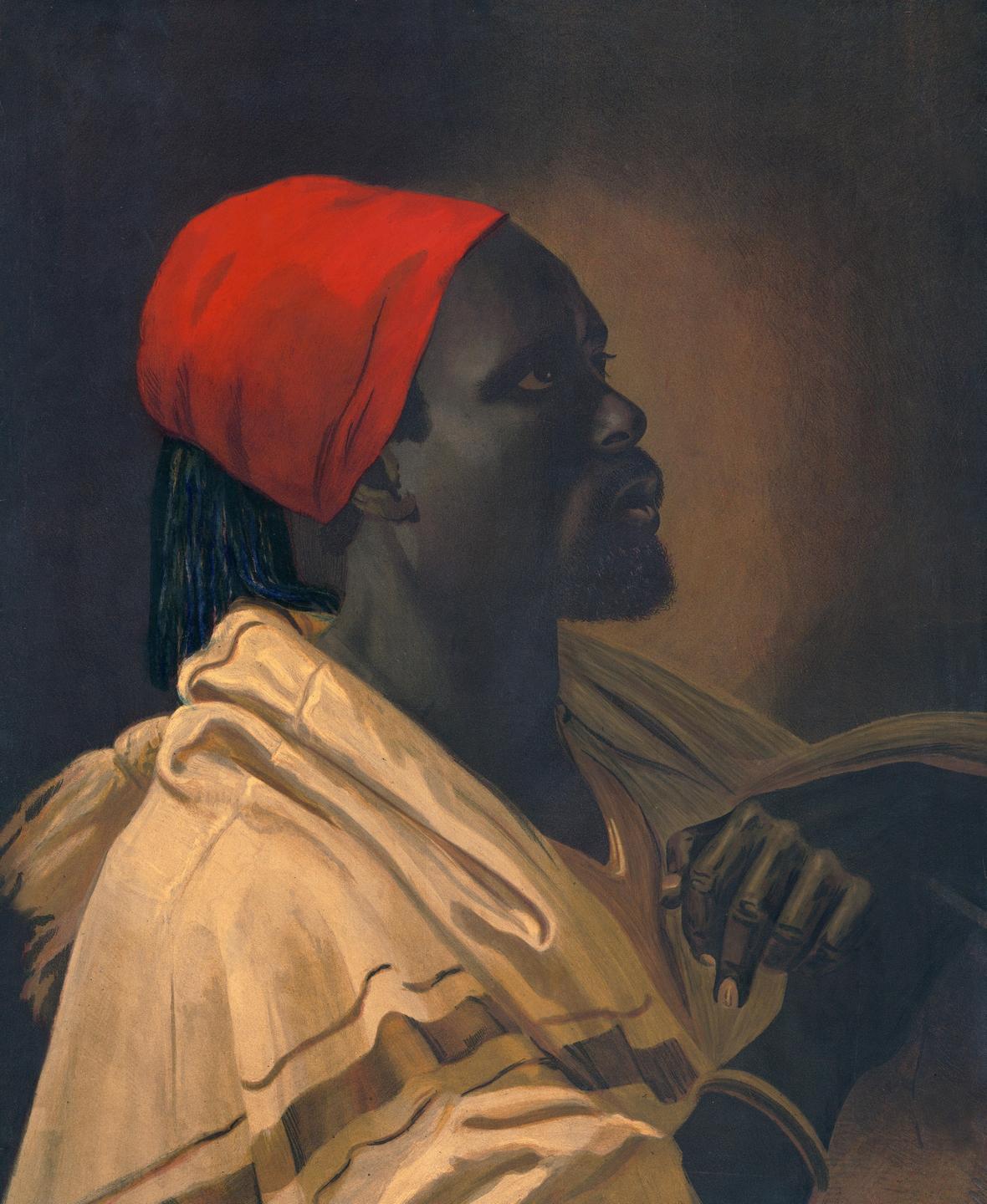 Francois-Dominique Toussaint L'ouverture (1743-1803) Gemälde von George De Baptiste, 1875. Francois-Dominique Toussaint L'ouverture (1743-1803) Gemälde von George De Baptiste, 1875.
