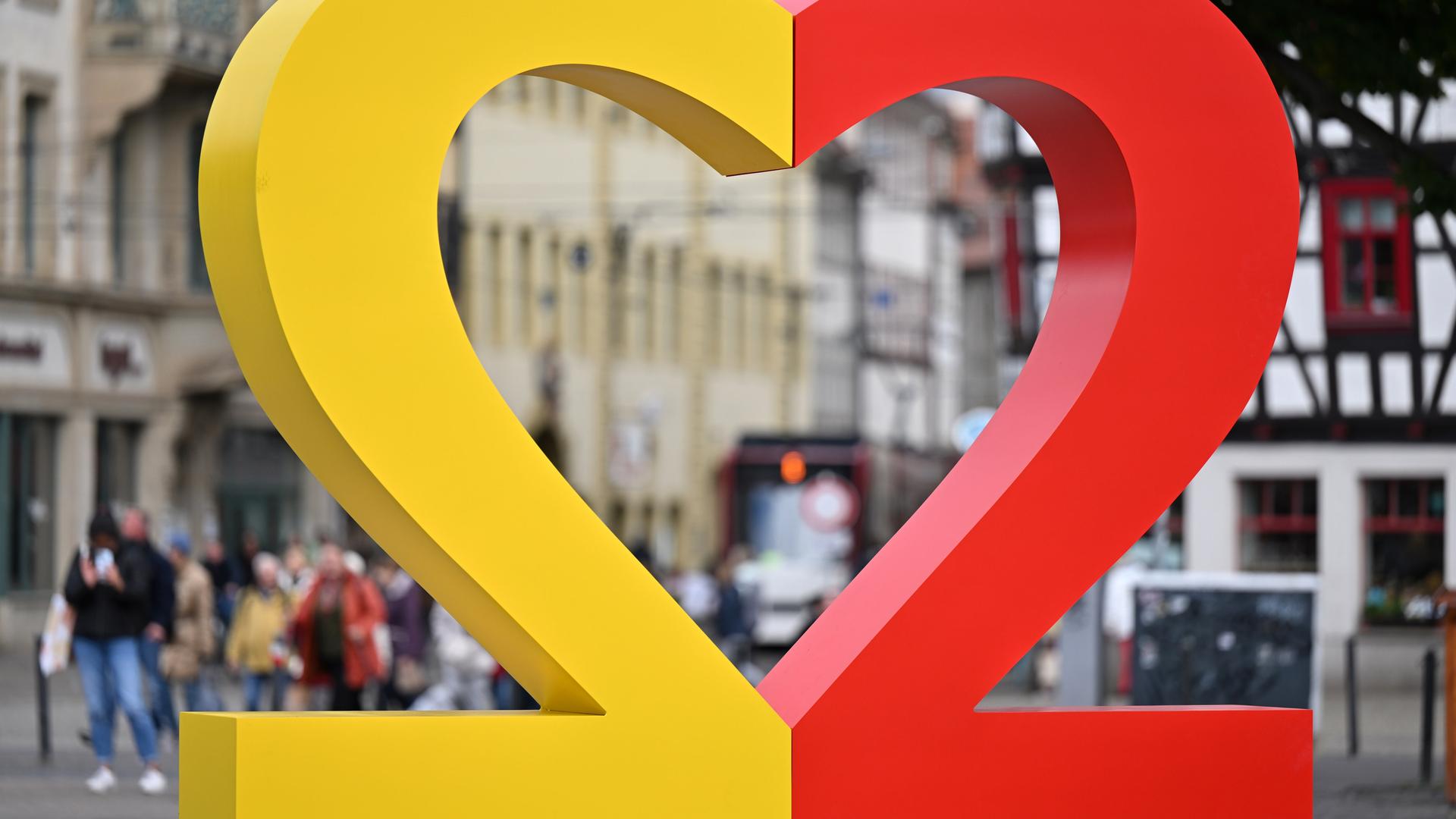Das Logo zum Tag der Deutschen Einheit in Erfurt. Das Logo zum Tag der Deutschen Einheit in Erfurt.