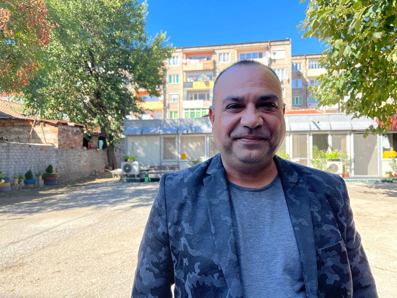 Assen Karagjosov, von der Stiftung für Roma in Plowdiw Assen Karagjosov, von der Stiftung für Roma in Plowdiw
