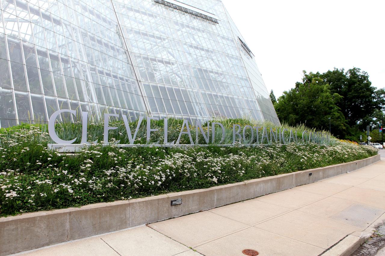 Außenanlange Botanischer Garten Cleveland.