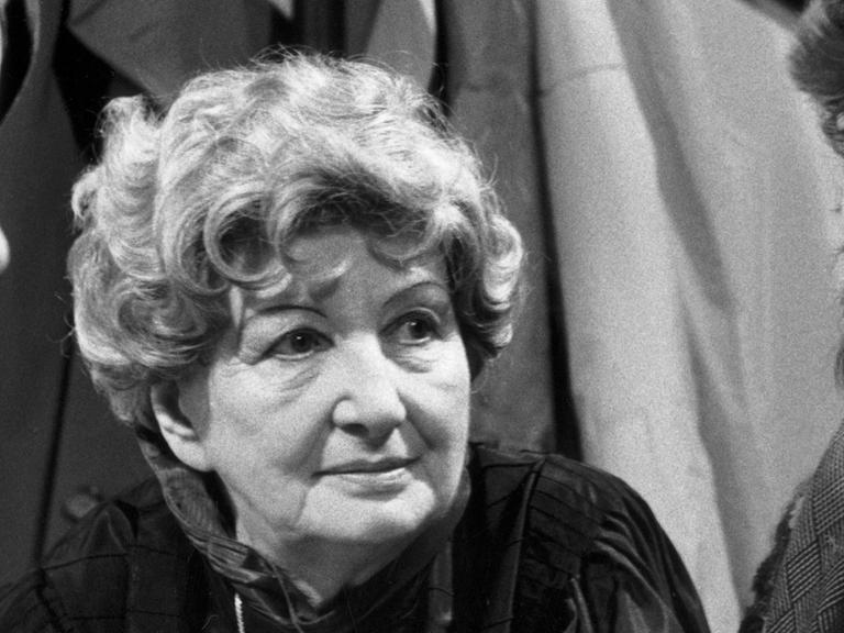 Die Schriftstellerin Irmgard Keun 1981 