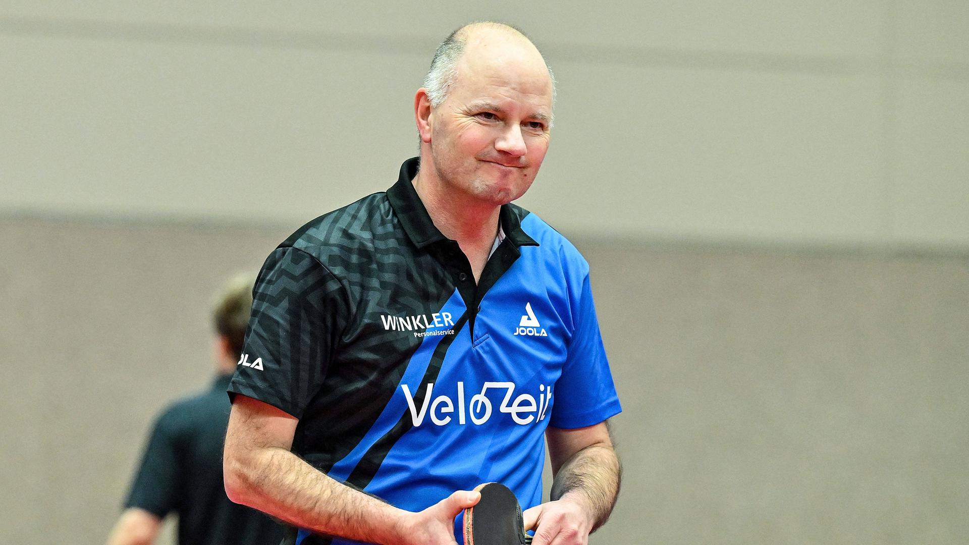 Richard Prause bei einem Spiel in der Tischtennis-Regionalliga Richard Prause bei einem Spiel in der Tischtennis-Regionalliga