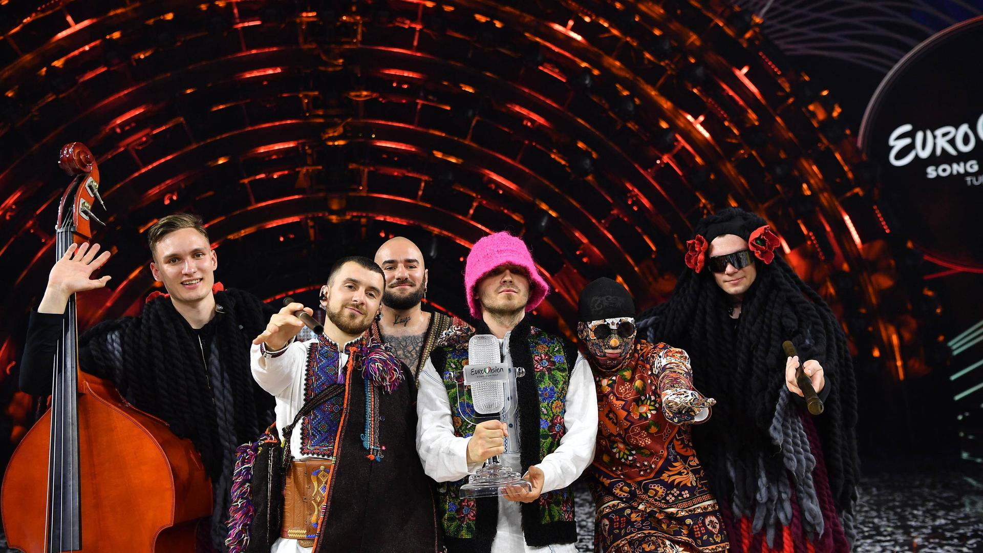 Am 15. Mai 2022 gewann die ukrainische Band Kalush Orchestra den Eurovision Song Contest in Turin.
