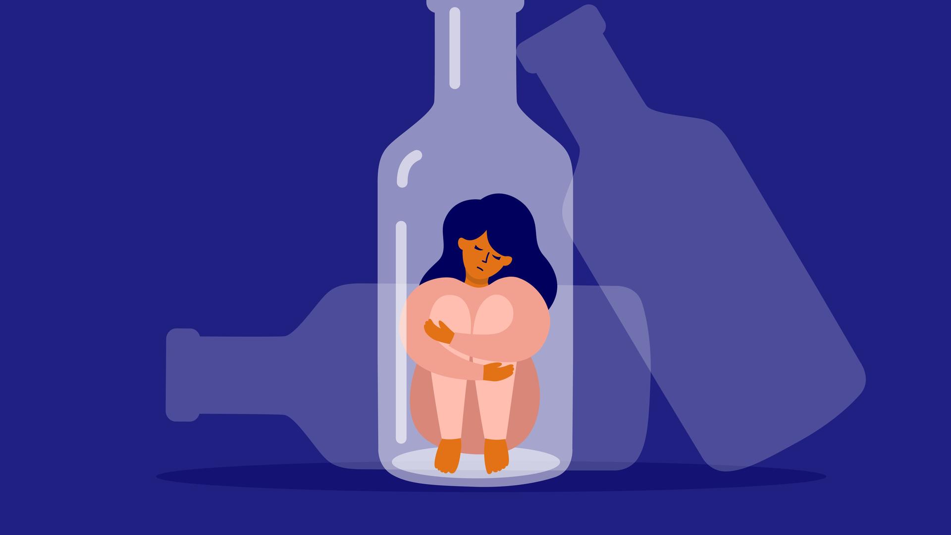 Alkoholismus: Wie zwei junge Frauen gegen die Sucht kämpfen