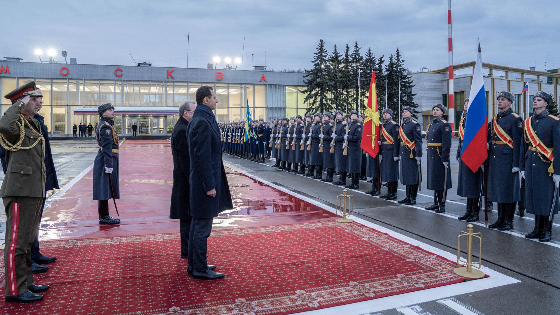 Russland und Syrien Machthaber Assad zu Besuch bei Präsident Putin in