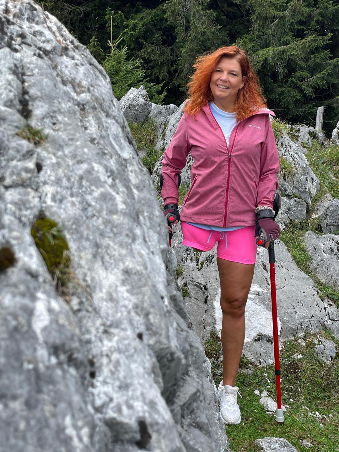 Sigrun Bergmann fehlt ihr rechtes Bein - und betreibt Extremsport.