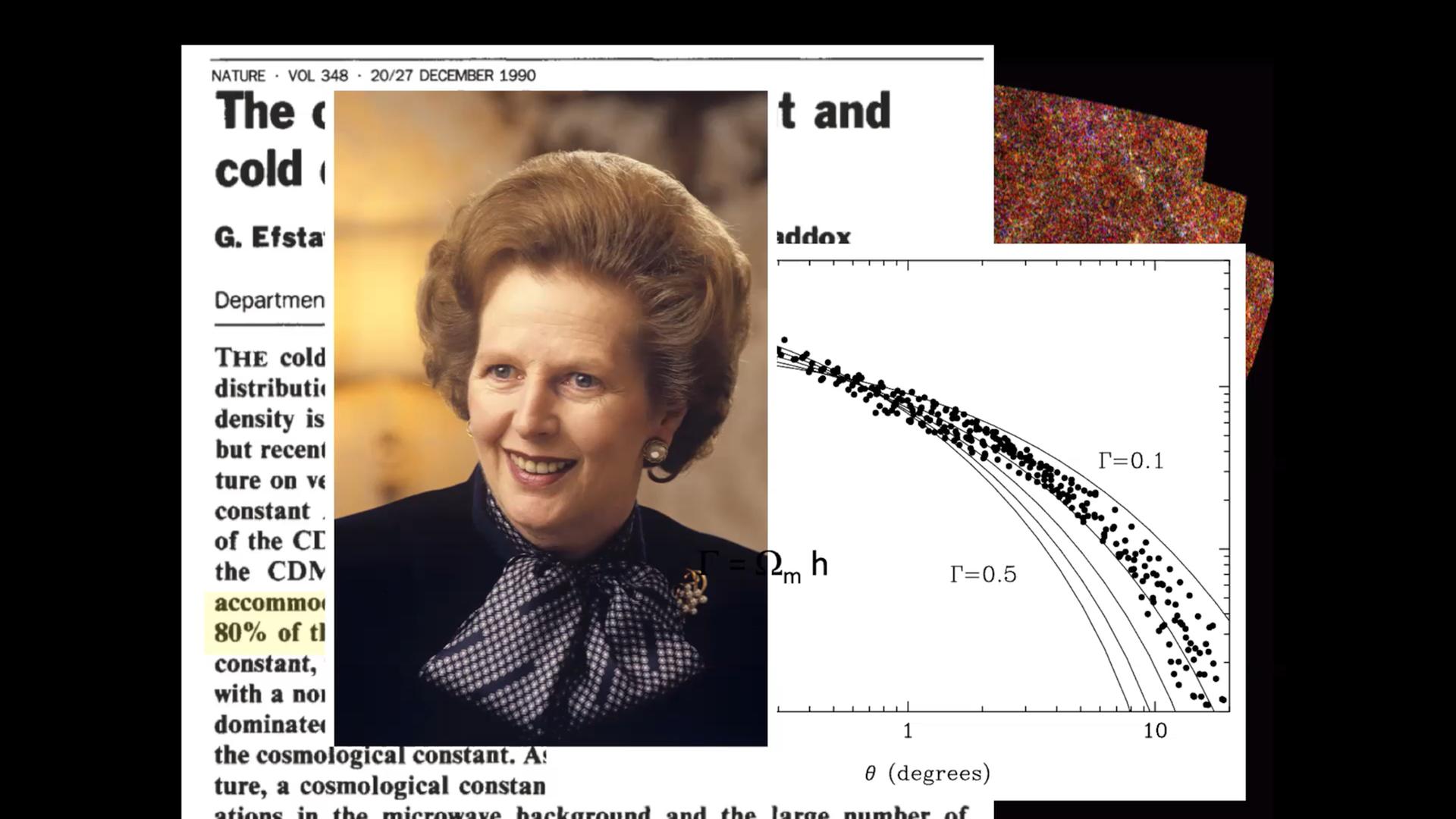 Der Kosmologe George Efstathiou erzählte auf einer Fachtagung von seiner denkwürdigen Begegnung mit Margaret Thatcher.